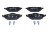 Brake Pad Set, disc brake MERCEDES-BENZ - 008 420 37 20