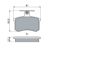 Brake Pad Set, disc brake VAG - 4D0 698 451 F