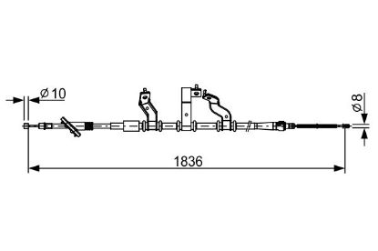 Cable Pull, parking brake -