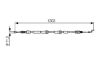 Cable Pull, parking brake VAG - 7E0 609 701 E