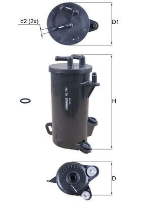 Fuel Filter HONDA - 16900-RZ0-G01