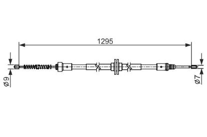 Cable Pull, parking brake -