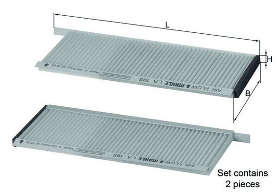Filter, cabin air ACCENT II (LC), GETZ (TB)