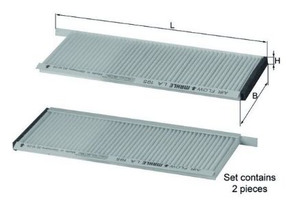 Filter, cabin air ACCENT II (LC), GETZ (TB)