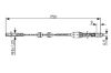 Cable Pull, parking brake -