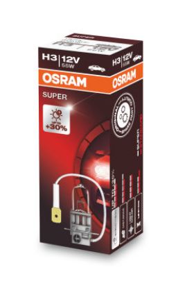 Bulb, spotlight H3 SUPER +30% 55W PK22s
