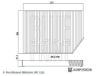 Filter, cabin air PORSCHE - 9A7 819 429 A - PAREM