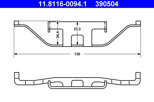 Spring, brake caliper -