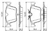 Brake Pad Set, disc brake VOLVO - 31400432