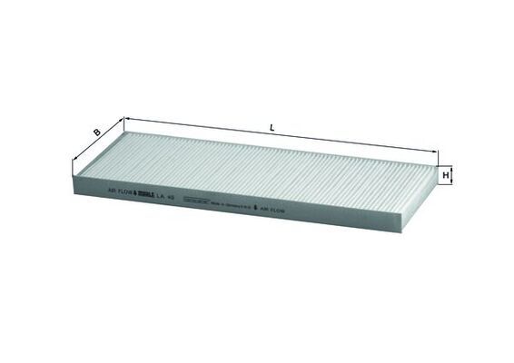 Filter, cabin air CF5863 - VECTRA B