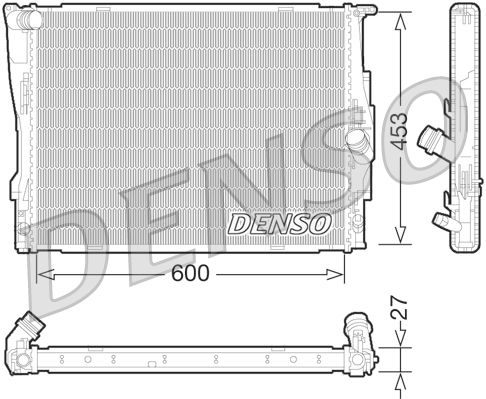 Radiator, engine cooling -