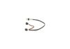 Warning Contact, brake pad wear -