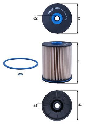 Fuel Filter Opel 23153963