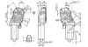 Actuator, headlight levelling -