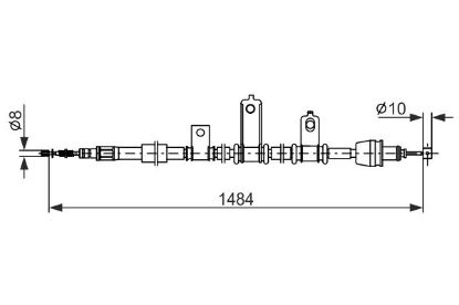 Cable Pull, parking brake -