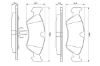 Brake Pad Set, disc brake GENERAL MOTORS - 90496733