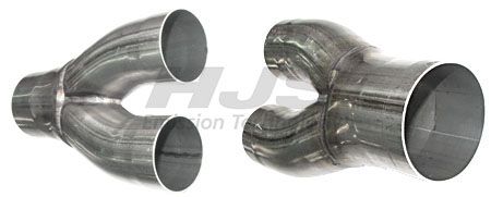 Exhaust Pipe, universal Y-Rohrst³ck 1 x 60mm / 2 x 60m