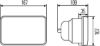 Insert, headlight JOHN DEERE - AZY 75 360