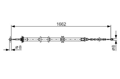 Cable Pull, parking brake -