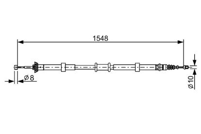 Cable Pull, parking brake -