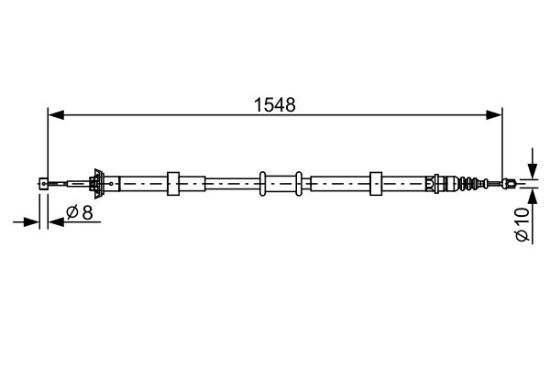 Cable Pull, parking brake -