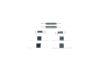Accessory Kit, parking brake shoes -