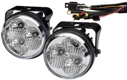 Daytime Running Light Set 3xLED, 12/24V, ümmargused