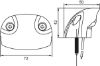 Licence Plate Light 10-30V, IP67, 250mm kaabel
