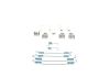 Accessory Kit, brake shoes -