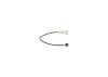 Warning Contact, brake pad wear -