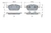 Brake Pad Set, disc brake MERCEDES-BENZ - 008 420 00 20