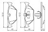 Brake Pad Set, disc brake BMW - 34 21 1 163 395