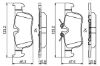 Brake Pad Set, disc brake BMW - 34 20 6 885 547