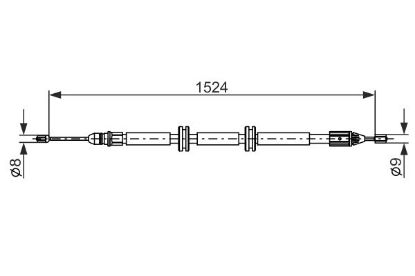 Cable Pull, parking brake -