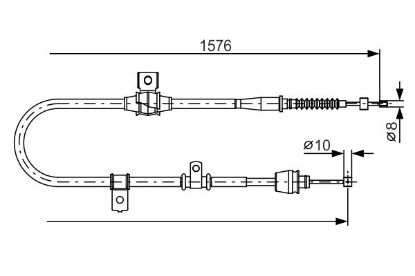 Cable Pull, parking brake -