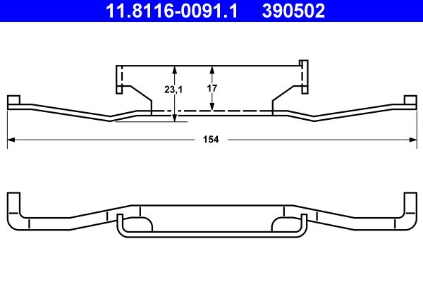 Spring, brake caliper -