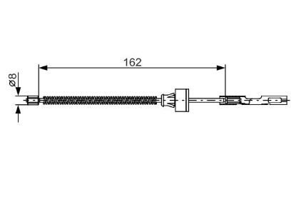 Cable Pull, parking brake -
