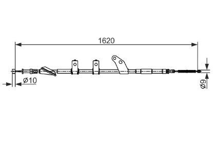 Cable Pull, parking brake -