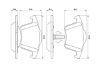 Brake Pad Set, disc brake VOLVO - 30793093
