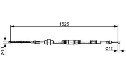 Cable Pull, parking brake -