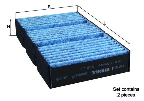 Filter, cabin air MB C Klasse (W205) A1668300318
