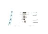 Accessory Kit, parking brake shoes -