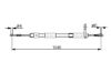 Cable Pull, parking brake -