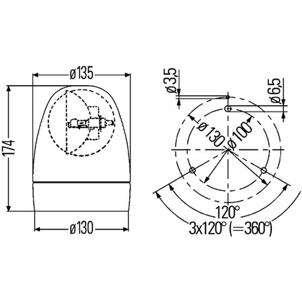 Rotating Beacon -