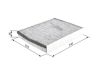 Filter, cabin air FORD - 1 709 013, VOLVO - 31404958