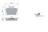 Brake Pad Set, disc brake VAG - 1J0 698 451 G