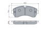 Brake Pad Set, disc brake MERCEDES-BENZ - 906 421 03 00