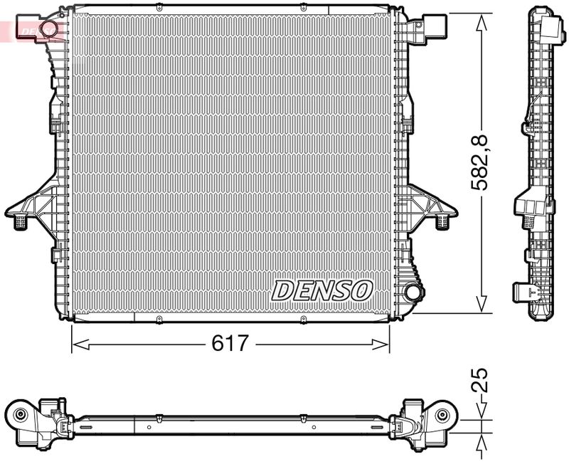 Radiator, engine cooling -