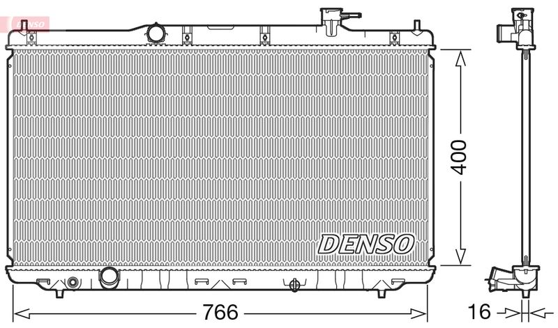 Radiator, engine cooling -