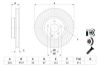Brake Disc MERCEDES-BENZ - 204 421 08 12